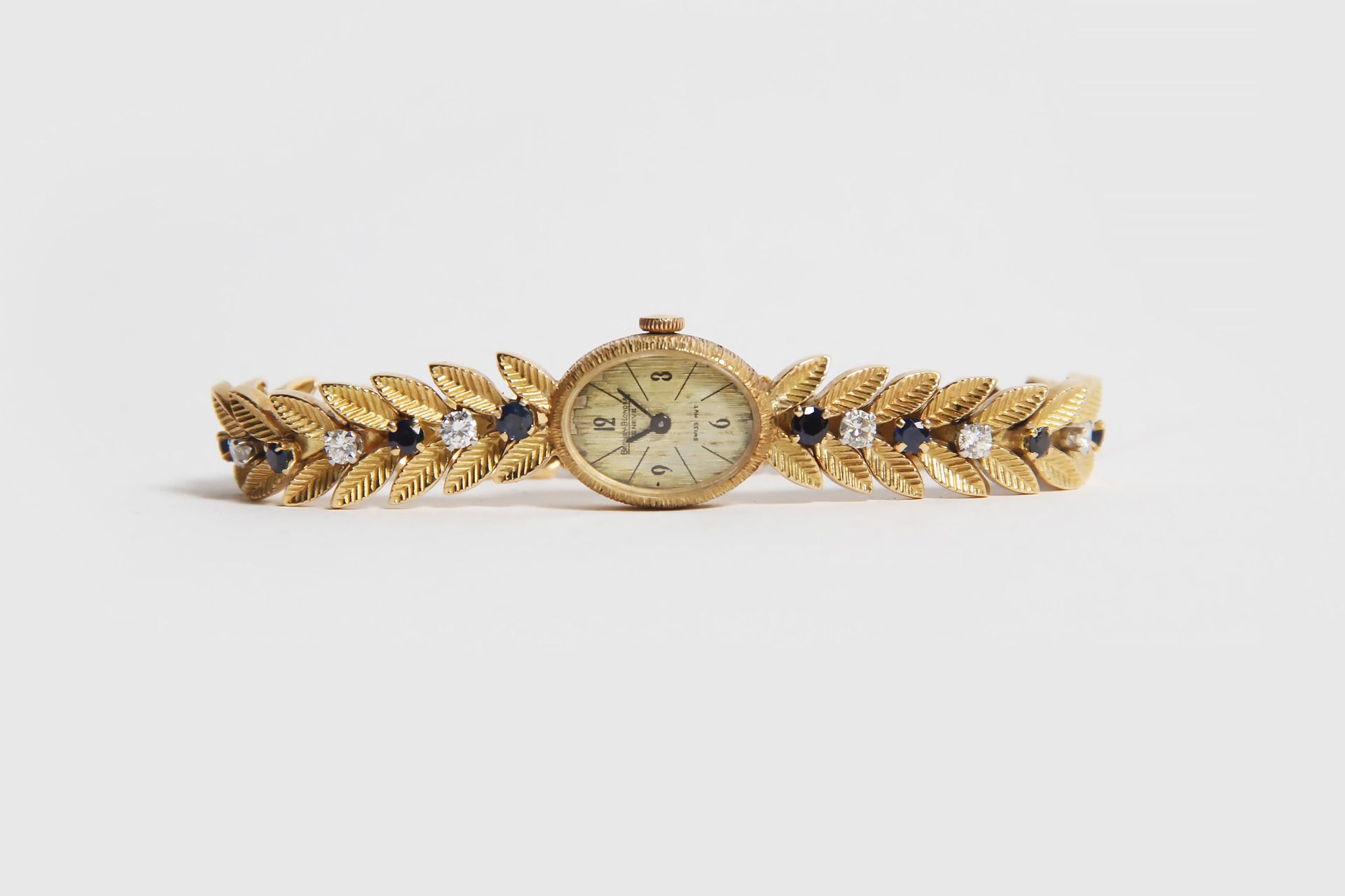 Null BERNEY BLONDEAU, OROLOGIO DA DONNA IN ORO GIALLO 750°/ooo E PLATINO CON DEC&hellip;