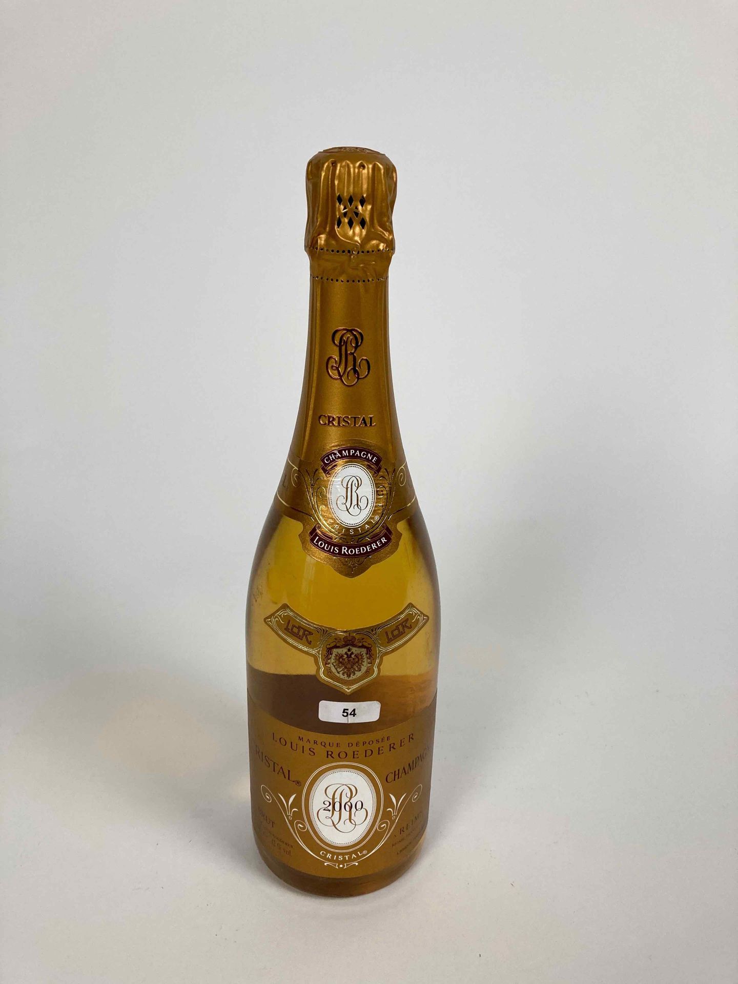 CHAMPAGNE Louis Roederer - Cristal, brut 2000 (blanc effervescent), une bouteill&hellip;