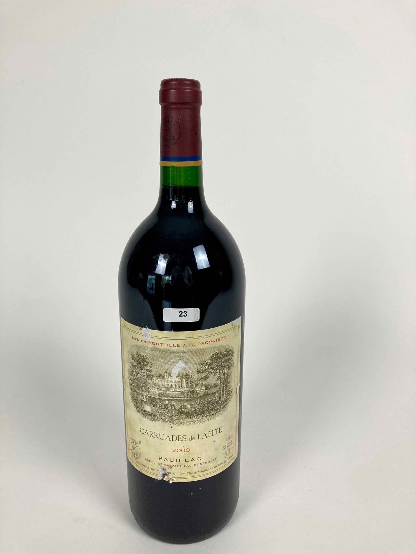 BORDEAUX (PAUILLAC) Carruades de Lafite[-Rothschild]，2000年第二款葡萄酒（红葡萄酒），一大桶（1.5升）&hellip;