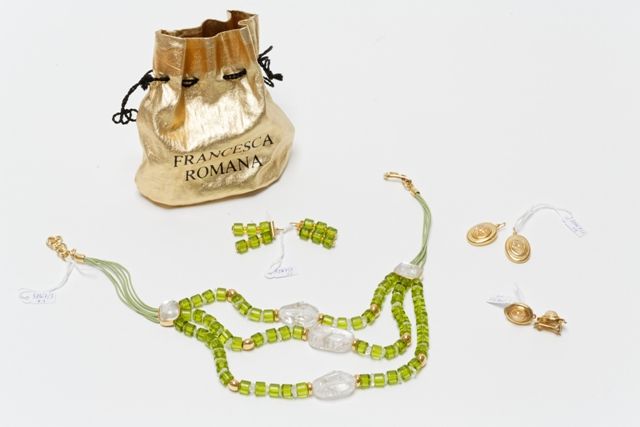 Null FRANCESCA ROMANA DIANA - RIO DE JANEIRO, demi-parure (collier et trois pair&hellip;