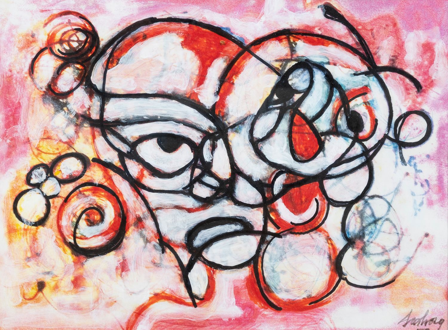 Null Pal SARKOZY (1929-)

Composizione con facce in rosso e bianco

volti circon&hellip;