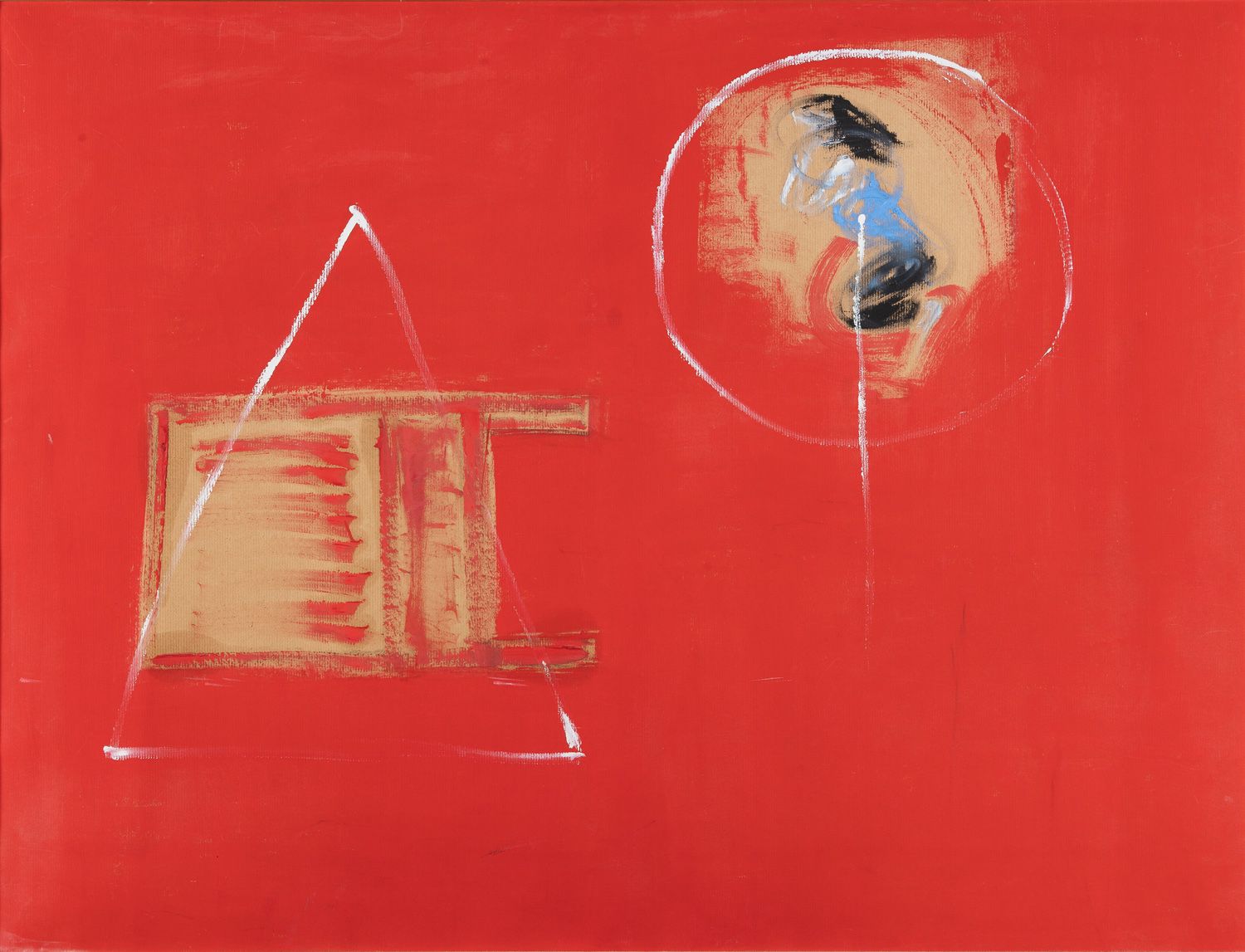 Null Cathy JOSEFOWITZ

(1956-2014)

红椅子，编舞。

水粉画在纸板上。

背面有签名和奉献。

75 x 100厘米

出处&hellip;