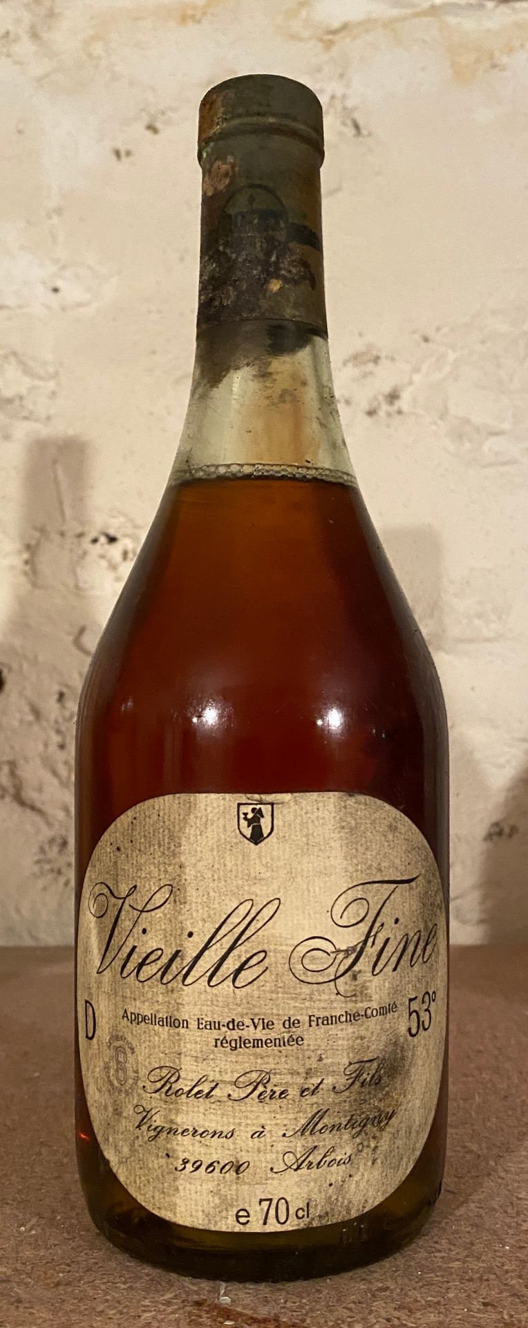 Null 1 bottle VIELLE FINE EAU de VIE de La FRANCHE COMTE - Domaine ROLET