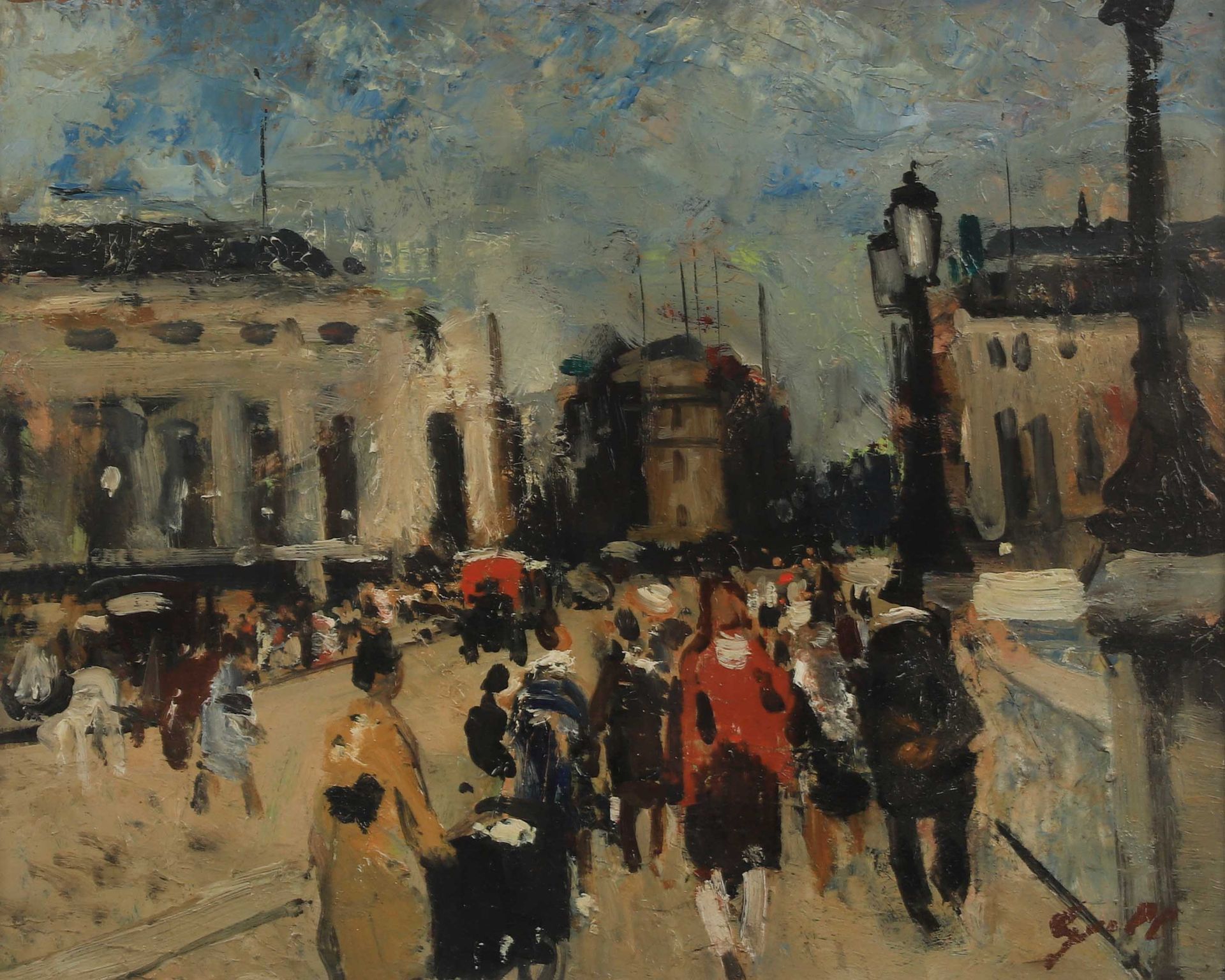 Null GALL FRANÇOIS (1912-1987)

Paris sur le pont neuf, le soir. 



Huile sur i&hellip;