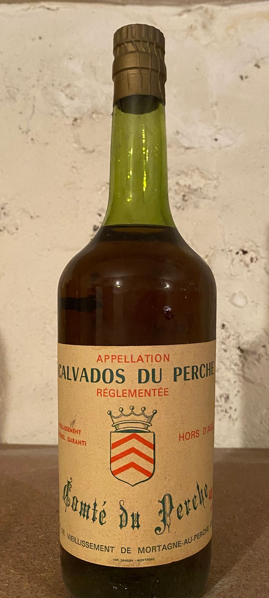 Null 1 Flasche CALVADOS Hors d'âge - COMTE de PERCHE