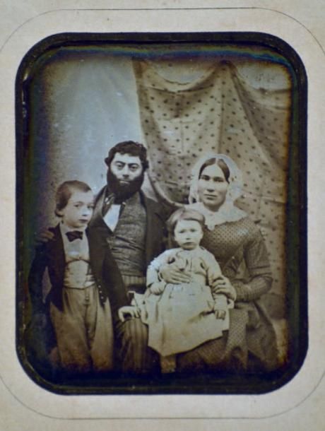 Null Daguerréotypiste itinérant, le 14 septembre 1849. Portrait d'une famille de&hellip;