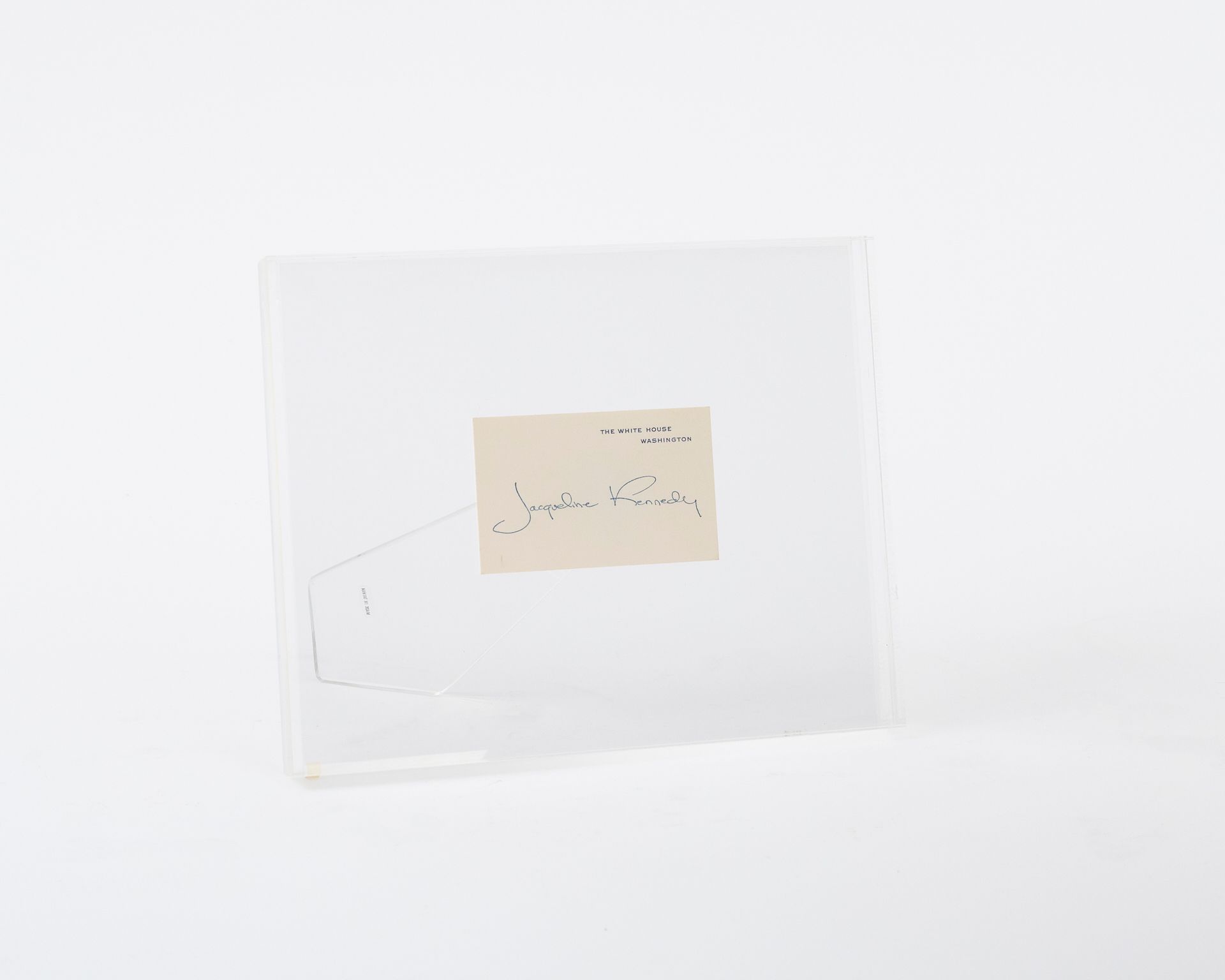 Null Jackie KENNEDY
(Jacqueline BOUVIER, known as)
Business card from "The White&hellip;