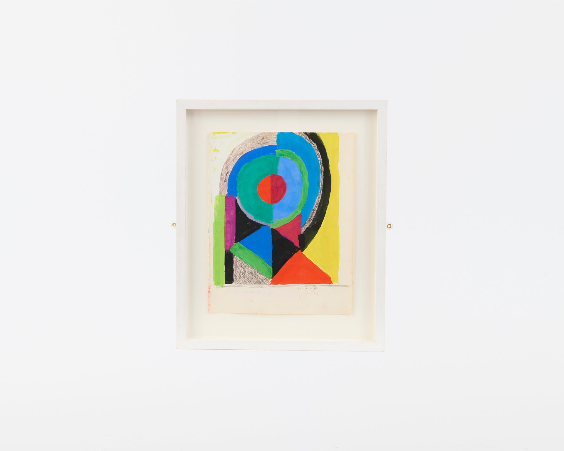 Null Sonia DELAUNAY (1885 - 1979)
Composizione geometrica
Guazzo su carta. Firma&hellip;