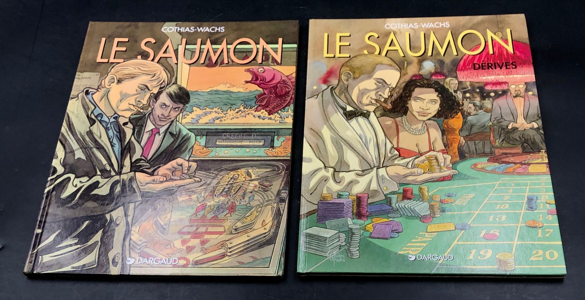 Null COTHIAS WACHS - Le saumon, en 2 tomes, T1, 1995 et T2 Le saumon, Dérives, 1&hellip;