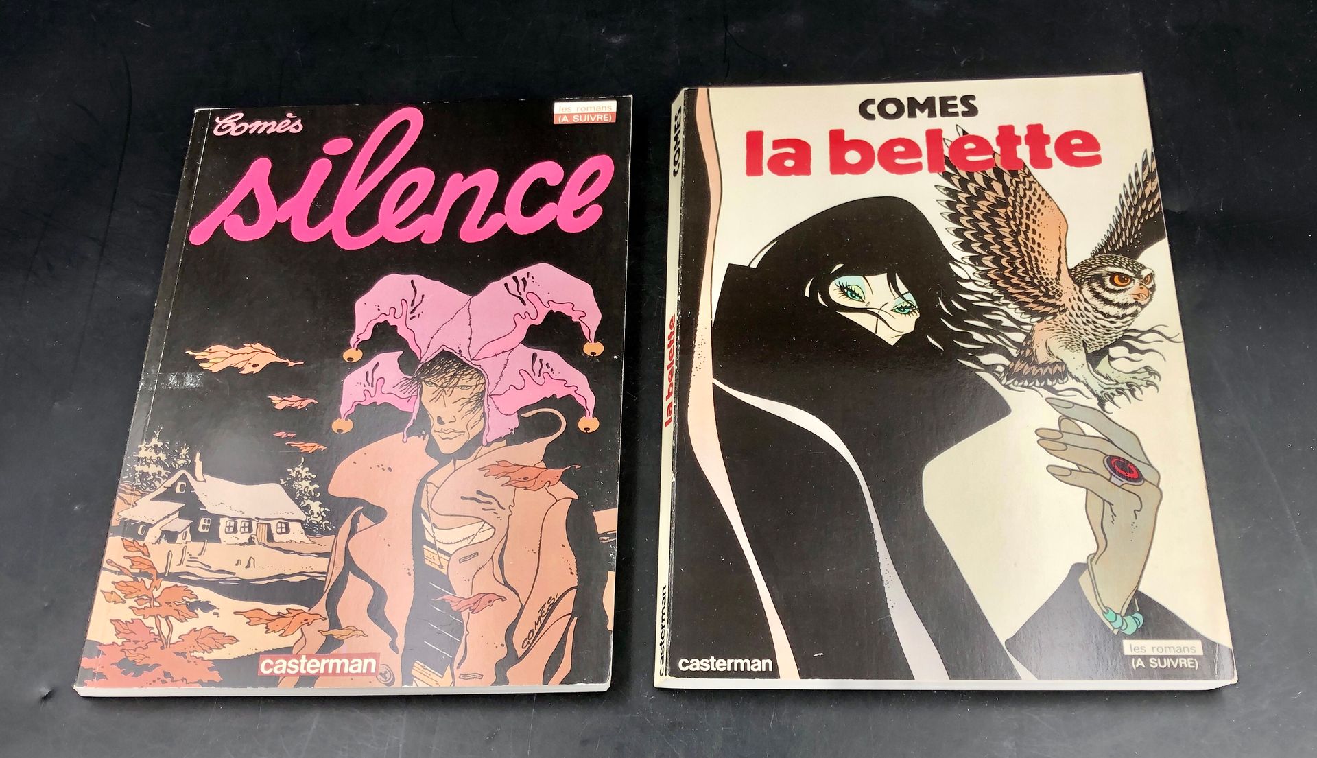 Null COMÈS - Silence, 1984, ed. Casterman/(À suivre), brossura; La belette, 1983&hellip;
