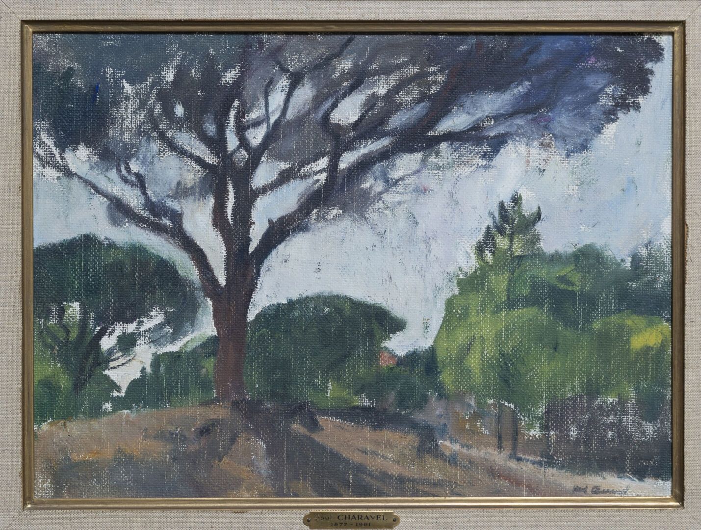 Null Paul CHARAVEL (1877-1961)

景观

板面油画，右下角有签名

30.5 x 41.5厘米