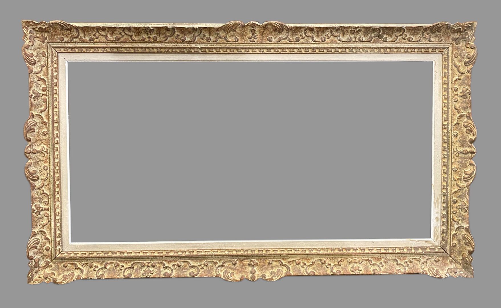 Null Frame called Montparnasse in molded and carved wood decorated with friezes &hellip;