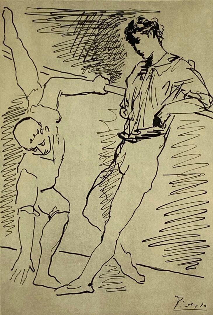 Null D'après Pablo PICASSO (1881-1973)

Deux danseurs

Eau-forte signée dans la &hellip;