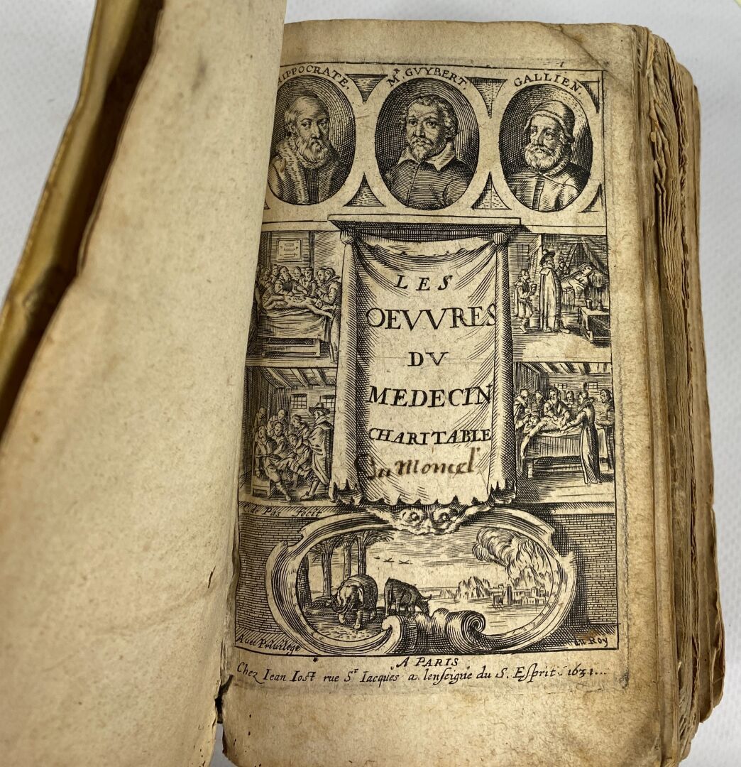 Null GUYBERT (Philbert)

菲尔伯特-盖博特的慈善工作的第一部分

巴黎，让-约斯特，1631年。

12开本，全套当代象牙色牛皮纸，书脊&hellip;