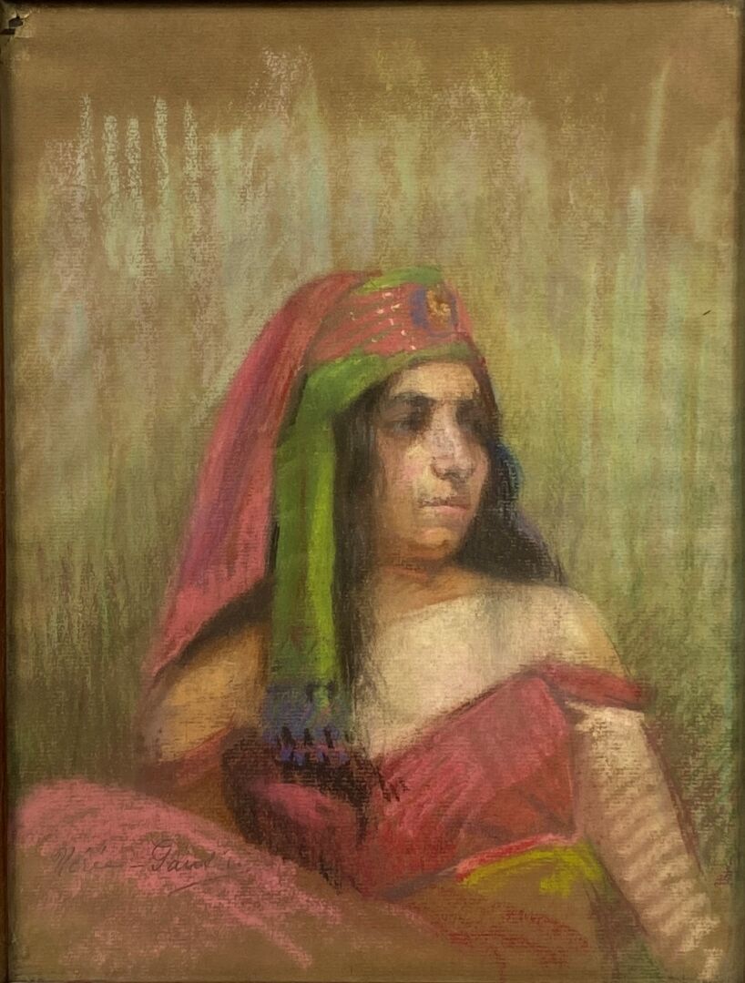 Null 简-内里-高迪尔(1877-1948)

一个女人的画像

纸上粉笔画，左下角有签名

31.5 x 23.5 cm (展出中)