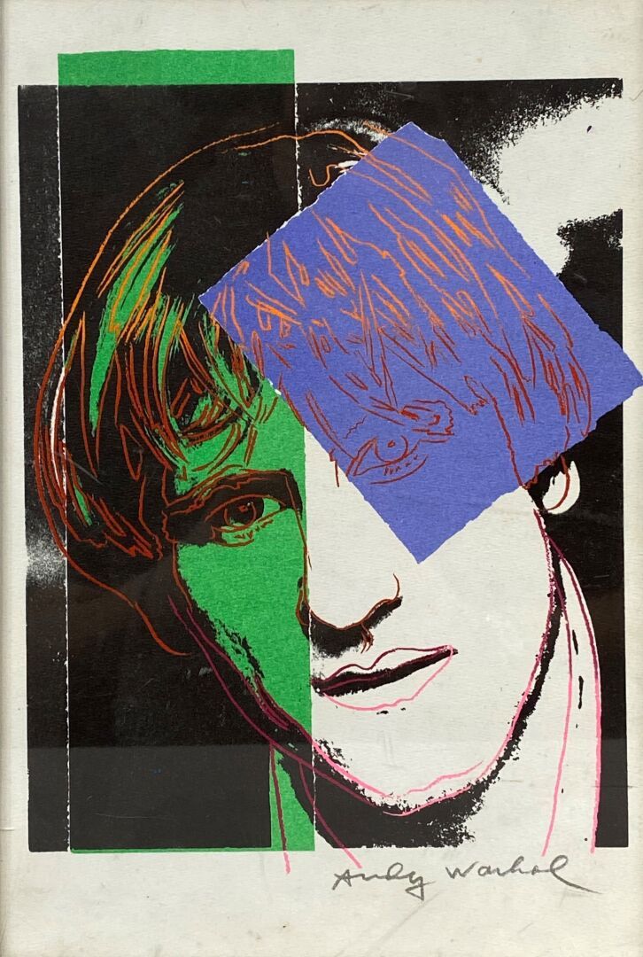 Null Andy WARHOL (1928-1987)

Porträt von Gérard Depardieu

Siebdruck, unten rec&hellip;