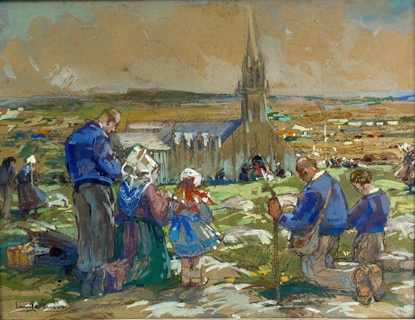 Null 
Emile Simon (1890-1976)




The arrival of the pilgrims at the Church of S&hellip;