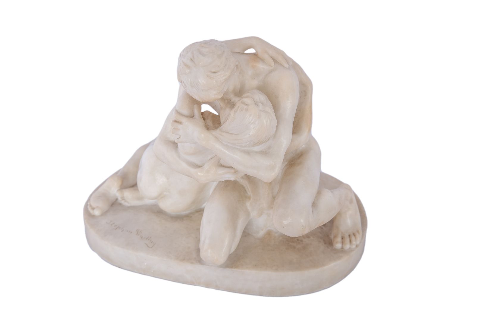 Null Stephan Abel SINDING (1846-1922)

The kiss

Alabaster sculpture, signed on &hellip;
