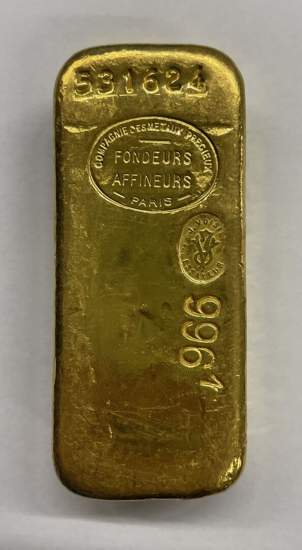 Null Lingot d'or 1Kg (996 g) de la Compagnie des métaux précieux n°531624
SUR DE&hellip;