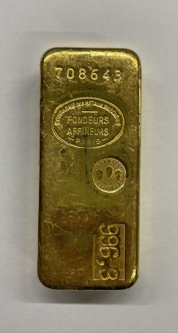 Null Lingot d'or 1Kg (996.3 g) de la Compagnie des métaux précieux n°708643
SUR &hellip;