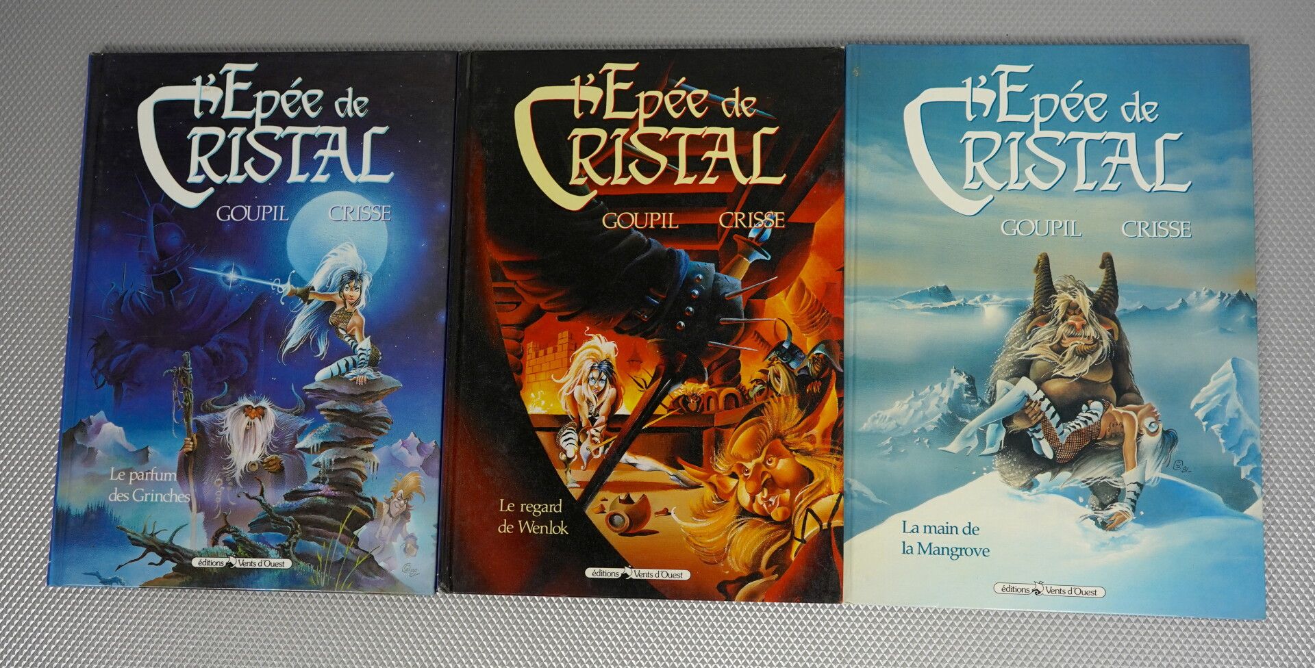 Null L'Epée de Cristal (Goupil et Crisse). 3 tomes.



Tomes 1, 2, 3 en EO. 



&hellip;