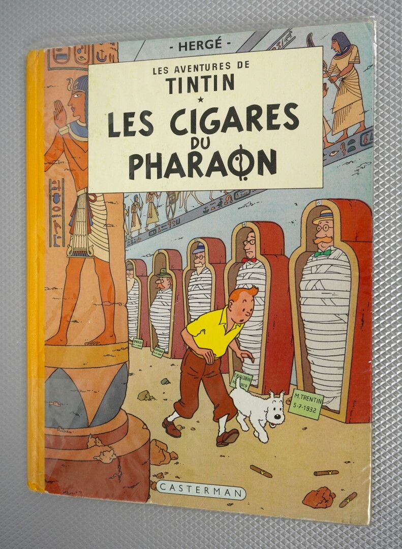 Null Zigarren des Pharaos. 1955. Französisches EO der Farbversion. 4. Tafel B14.&hellip;
