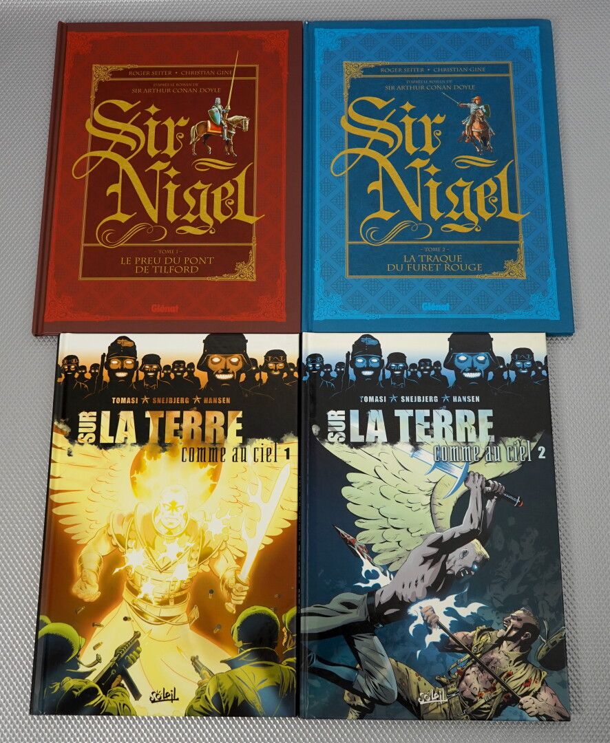 Null 14 albums cartonnés.



Sir NIGEL : tomes 1 et 2.

REIGN : tomes 1, 2, 3.

&hellip;