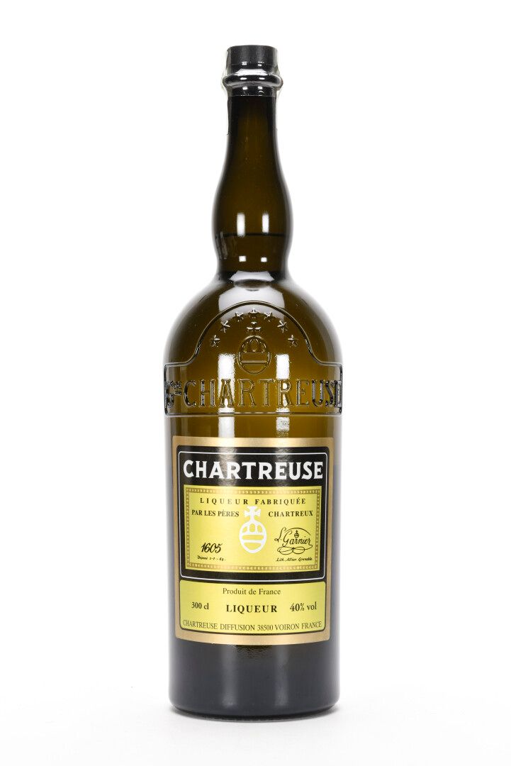 Null 1 JERO CHARTREUSE JAUNE VOIRON 300 cl 40% (mise 2018) Pères Chartreux NM