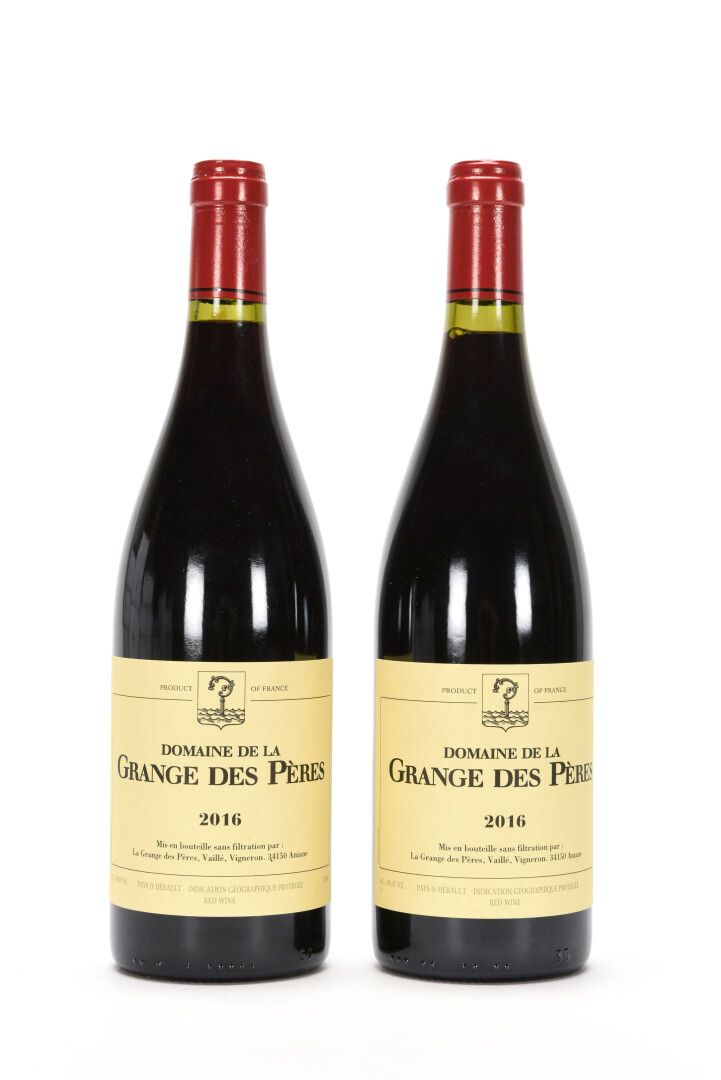 Null 2 B VIN DE PAYS DE L'HÉRAULT Rouge Domaine de la Grange des Pères 2016