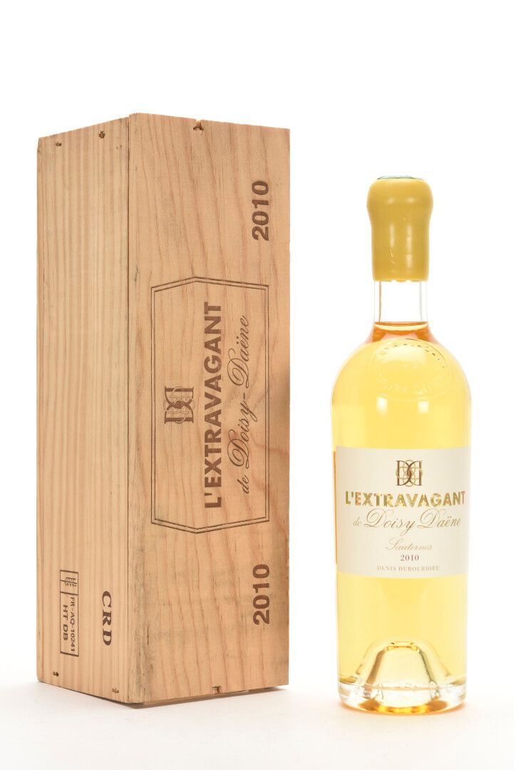 Null 1 1/2 B L'EXTRAVAGANT DE DOISY DAËNE (Caisse Bois d'origine) Sauternes 2010&hellip;