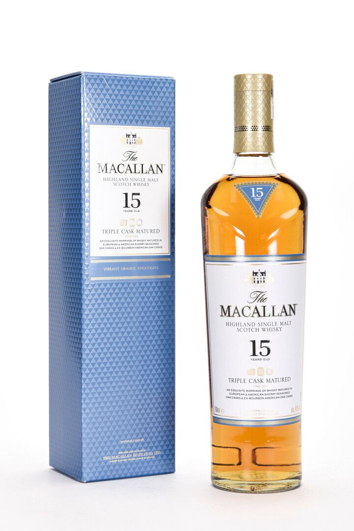 Null 1 B WHISKY SINGLE MALT TRIPLE CASK MATURED 15 ANS D'ÂGE 70 cl 43% (étui) Ma&hellip;