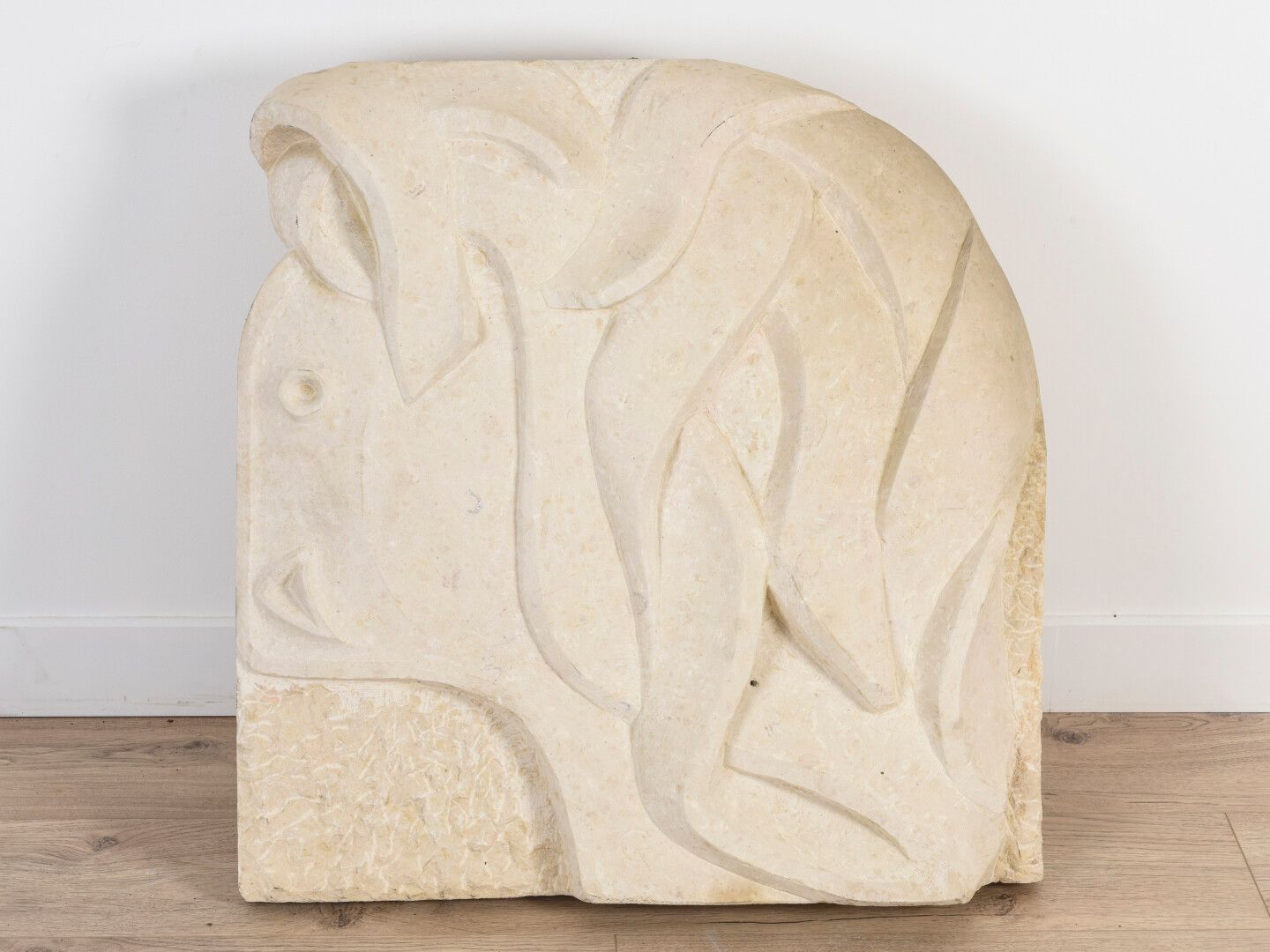 Null Vincent GONZALEZ (1928-2019)

Sujet en pièrre calcaire

72 x 67 cm
