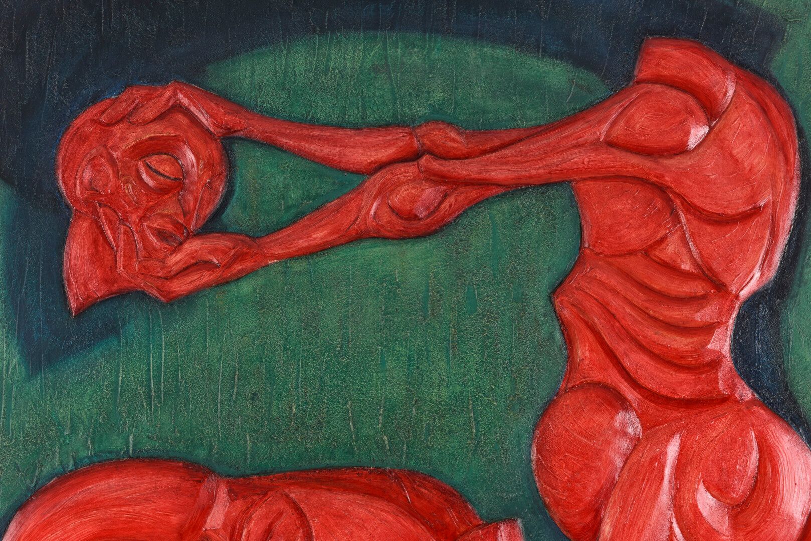 Null 文森特-冈萨雷斯(1928-2019)

地狱之歌二十八。

多色雕刻的木头。

背面有签名、标题和日期1994。

130 x 100 cm