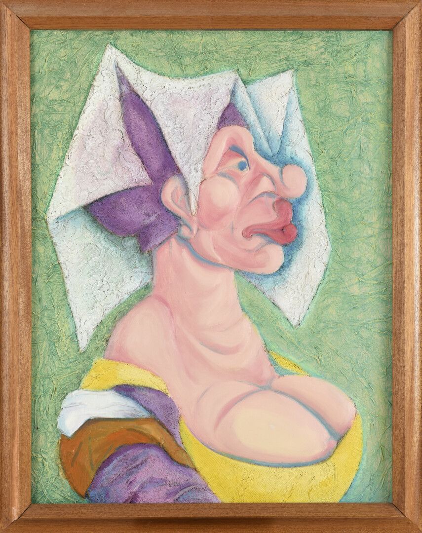 Null Vincent GONZALEZ (1928-2019)

The beautiful Tacherette, 

Oil on panel with&hellip;