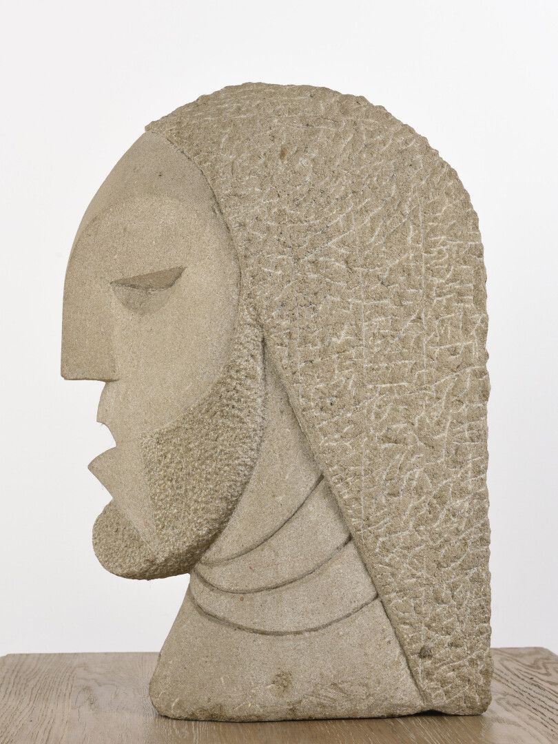 Null Vincent GONZALEZ (1928-2019)

Odysseus, 

Geschnitzter Granit, 

H: 51 cm; &hellip;