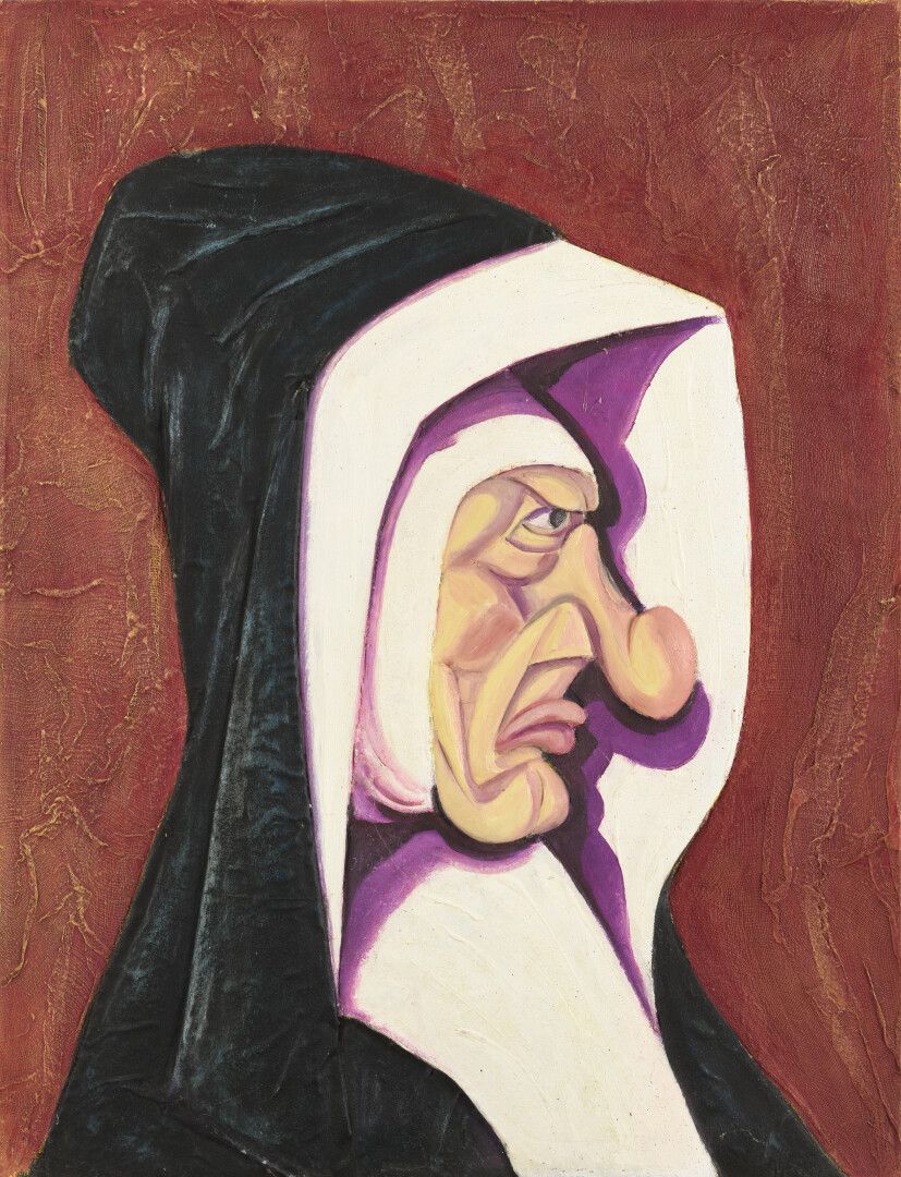 Null 文森特-冈萨雷斯(1928-2019)

淫魔。

油彩画板上的彩色画布。

65 x 50厘米