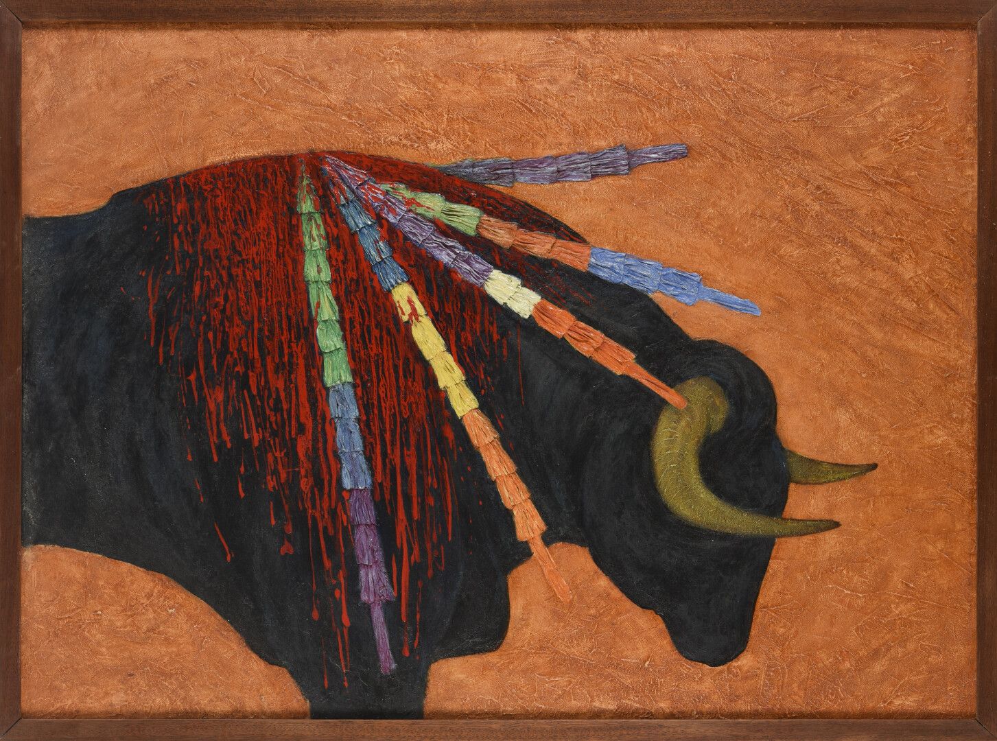 Null Vincent GONZALEZ (1928-2019)

Le taureau, 

Huile sur toile, 

Signé au rev&hellip;