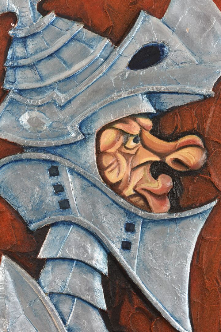 Null 文森特-冈萨雷斯(1928-2019)

英勇的骑士哈杜因。

油彩画板上的彩色画布。

在背面有签名和标题。

65 x 50厘米