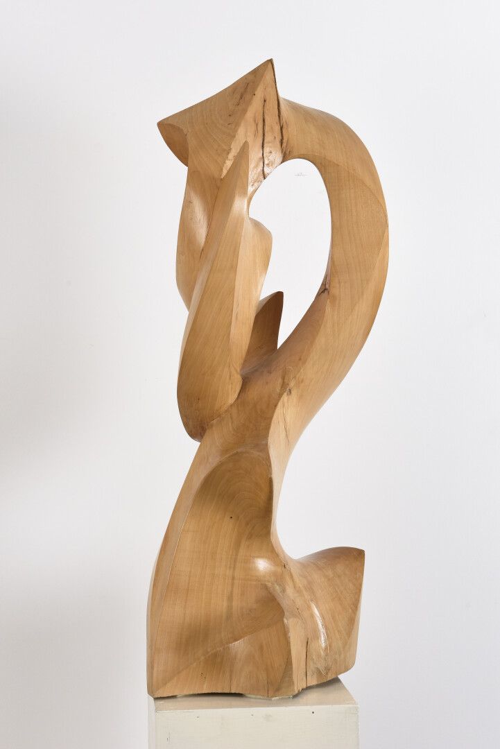 Null 文森特-冈萨雷斯(1928-2019)

抽象构成。

雕刻的山毛榉。

高：75厘米；宽：27厘米