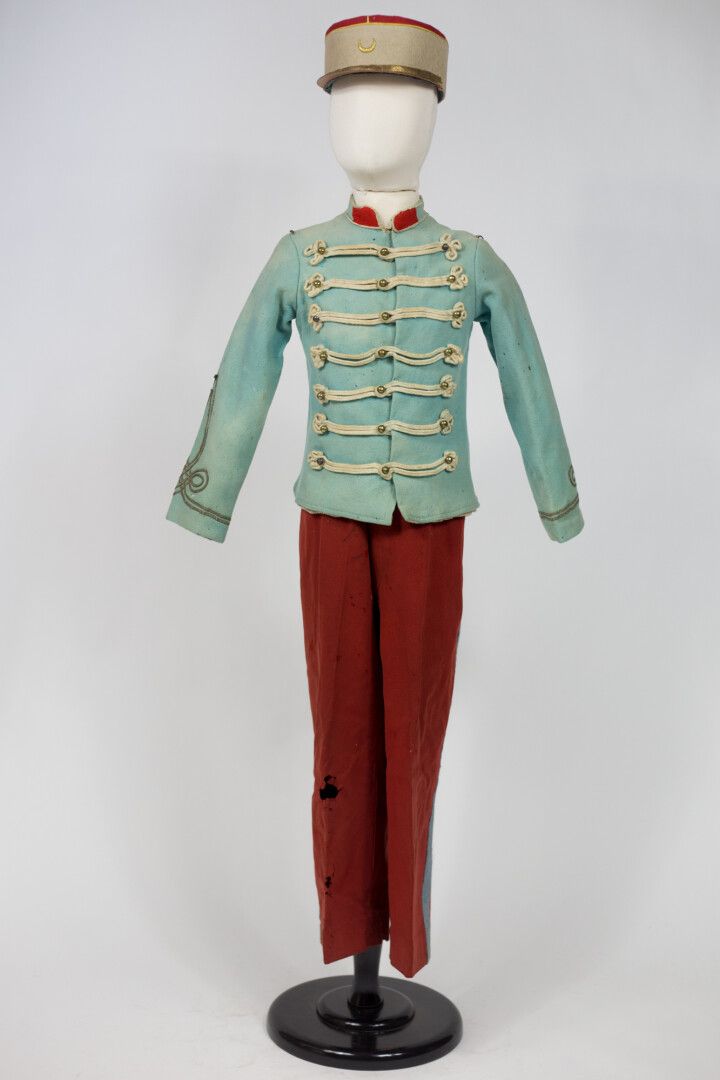 Null Dolman, pantalon et képi de déguisement d'officier d'artillerie Circa 1890/&hellip;