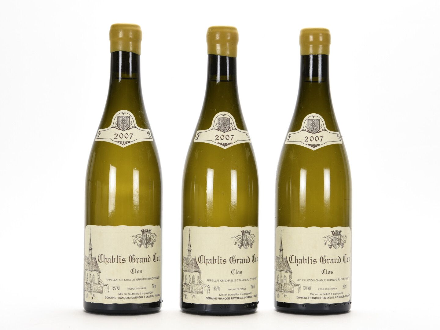 Null 3 B CHABLIS LES CLOS (Grand Cru) Domaine Raveneau 2007