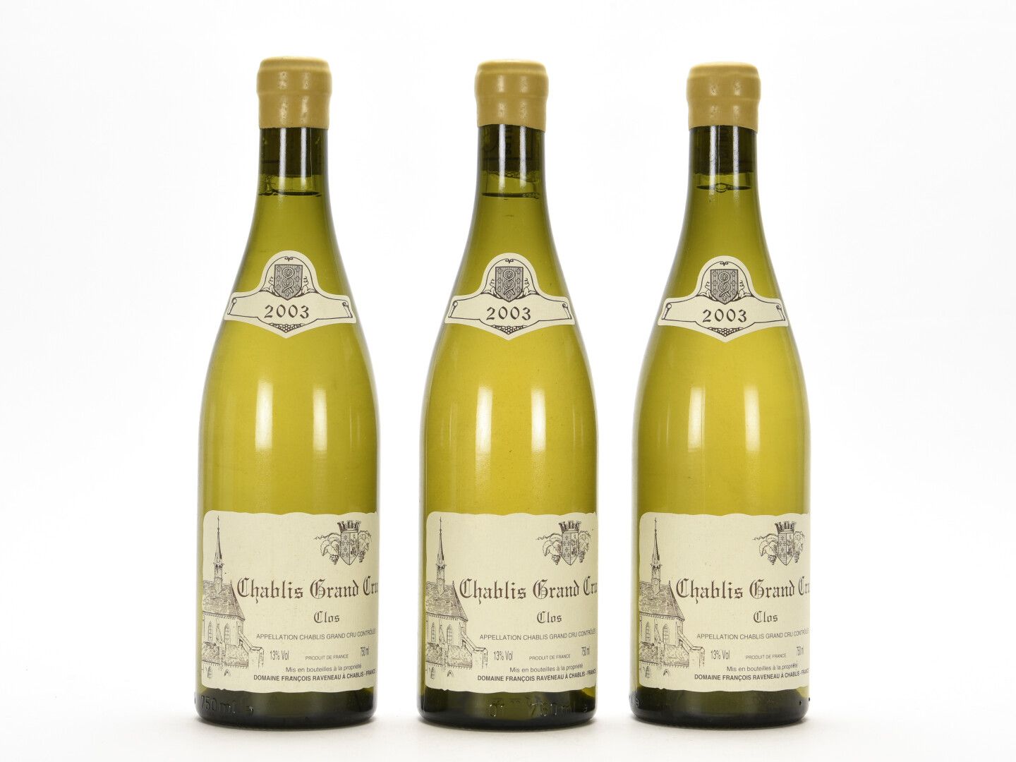 Null 3 B CHABLIS LES CLOS (Grand Cru) Domaine Raveneau 2003