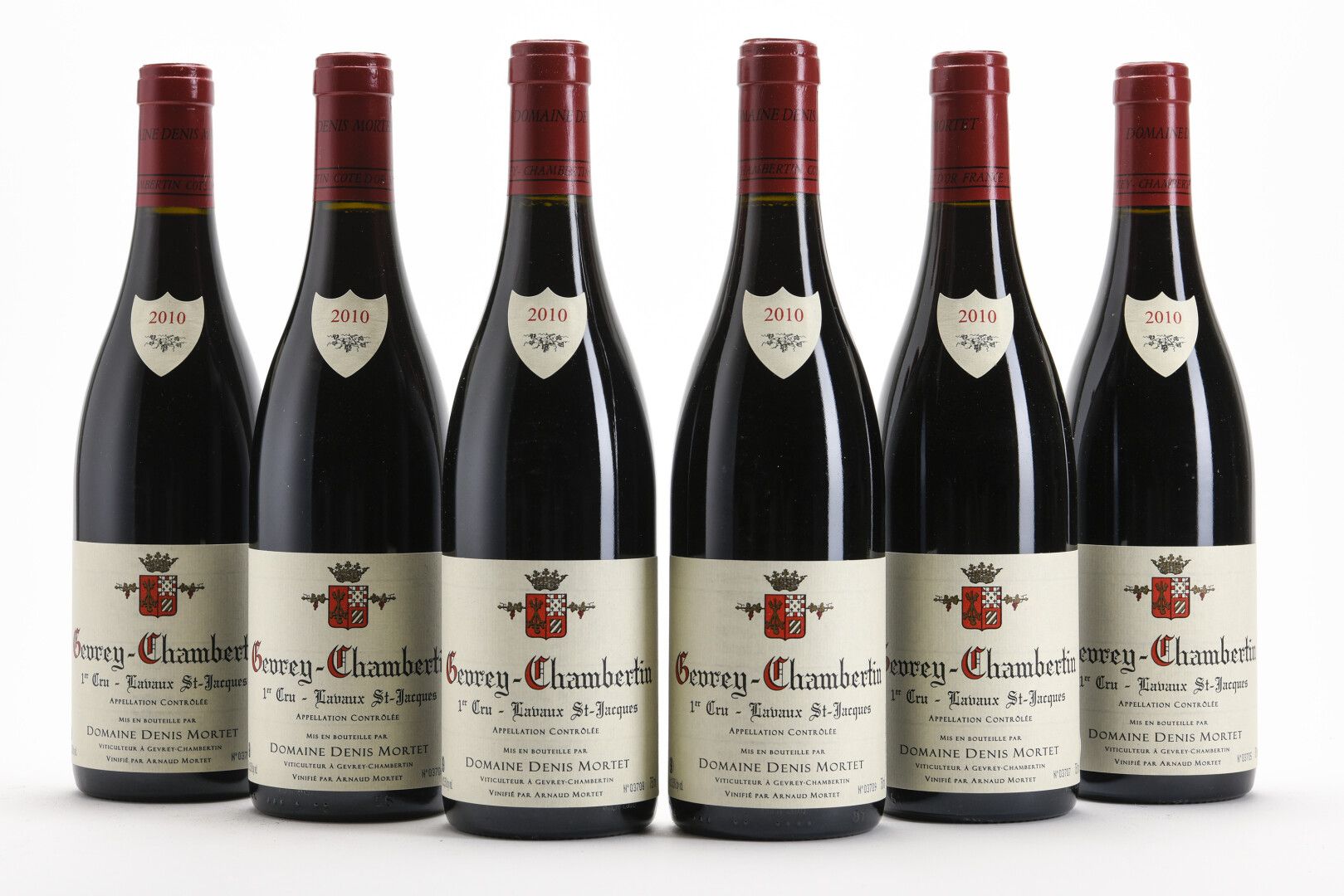 Null 6 B GEVREY-CHAMBERTIN LAVAUX ST-JACQUES (1er Cru) Domaine Denis Mortet 2010