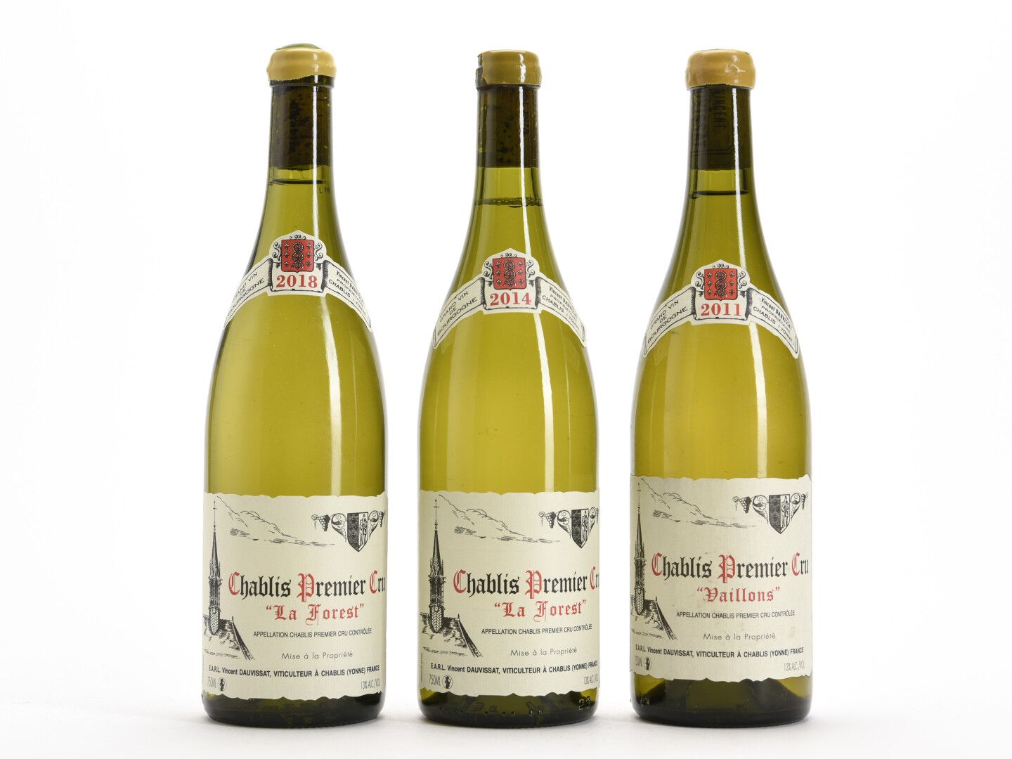 Null 1 B CHABLIS VAILLONS (1er Cru) (c.S. Légères) Domaine Vincent Dauvissat 201&hellip;