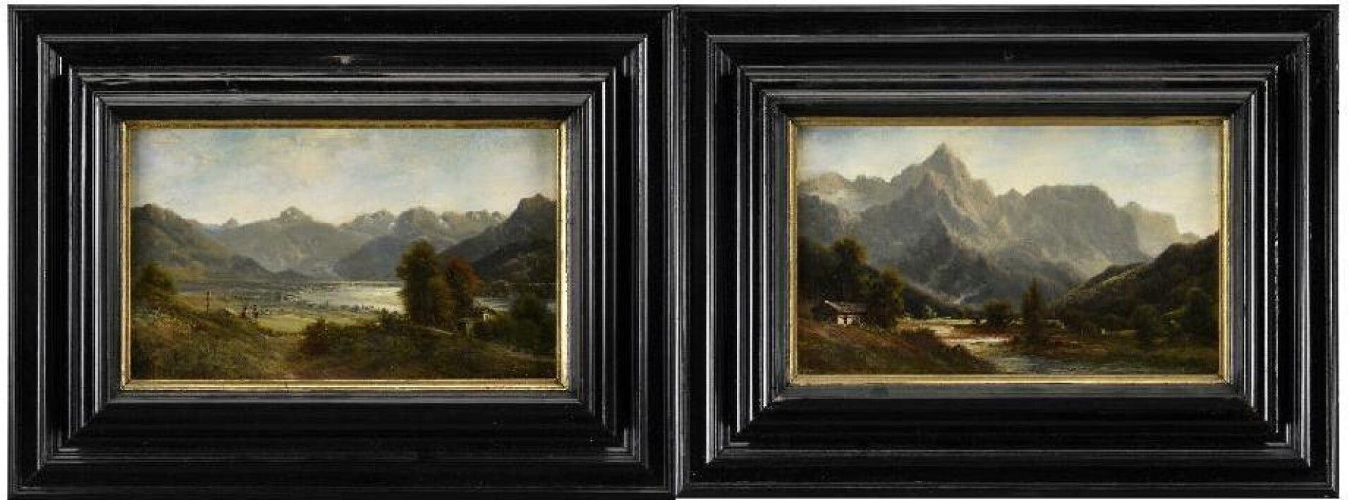 Null Ecole Suisse 19ème

Deux paysages de montagnes 

Huile sur panneau

15 x 25&hellip;