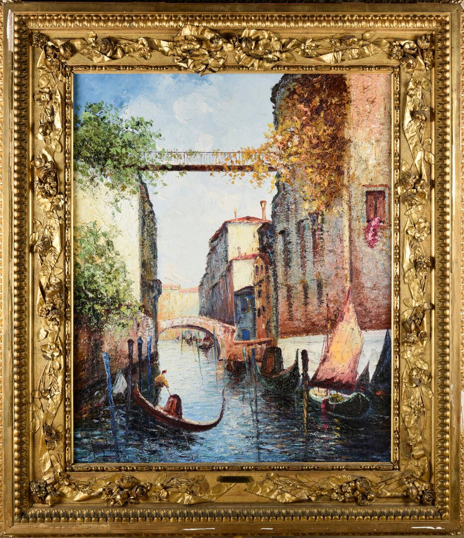 Null Italo GIORDANI (1882-1956)

Venise vue du Rio Abrizzi

Importante Huile sur&hellip;