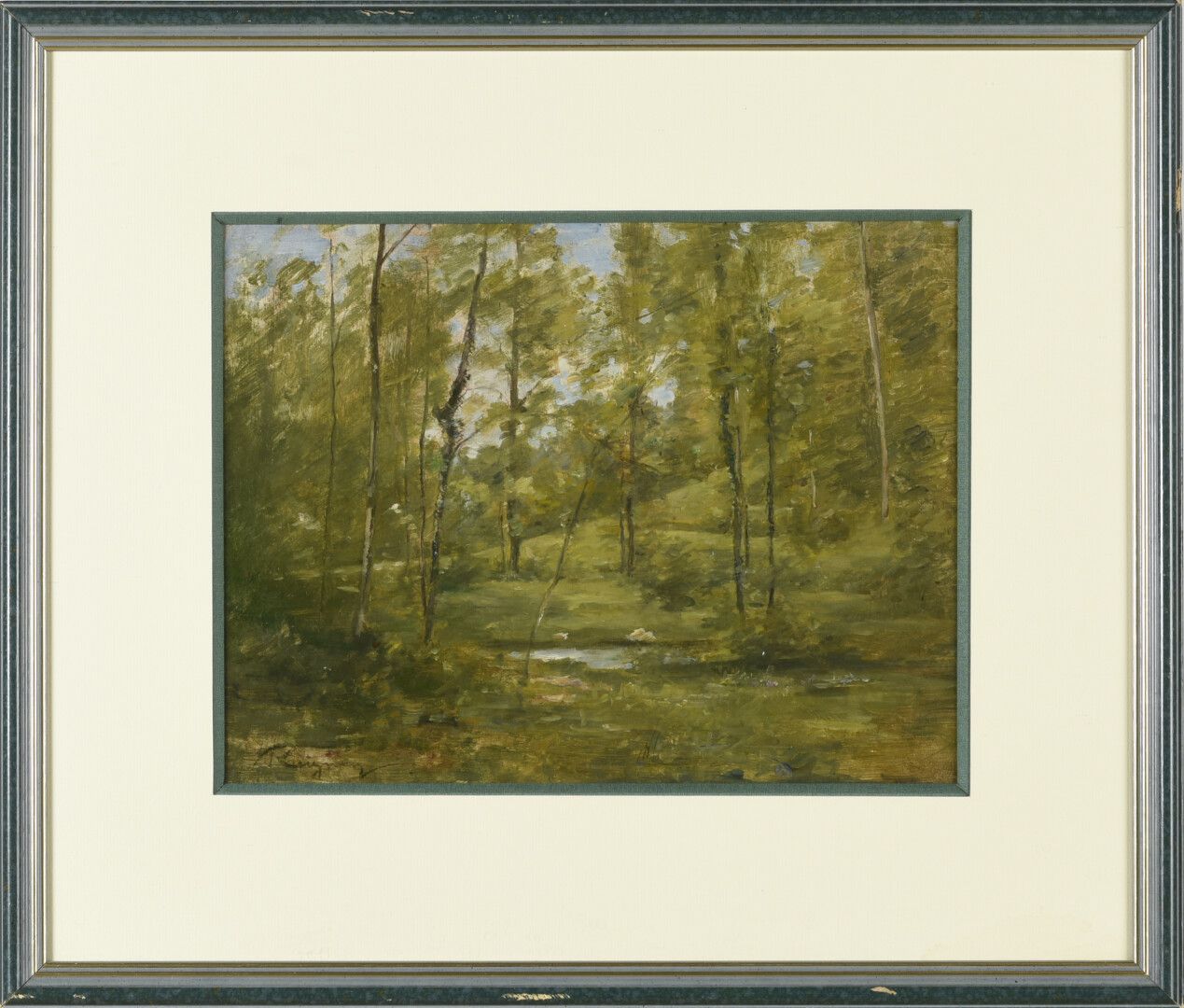 Null Jean-Marie REIGNIER (1815-1886) 

Paysage de forêt 

Huile sur panneau

Sig&hellip;