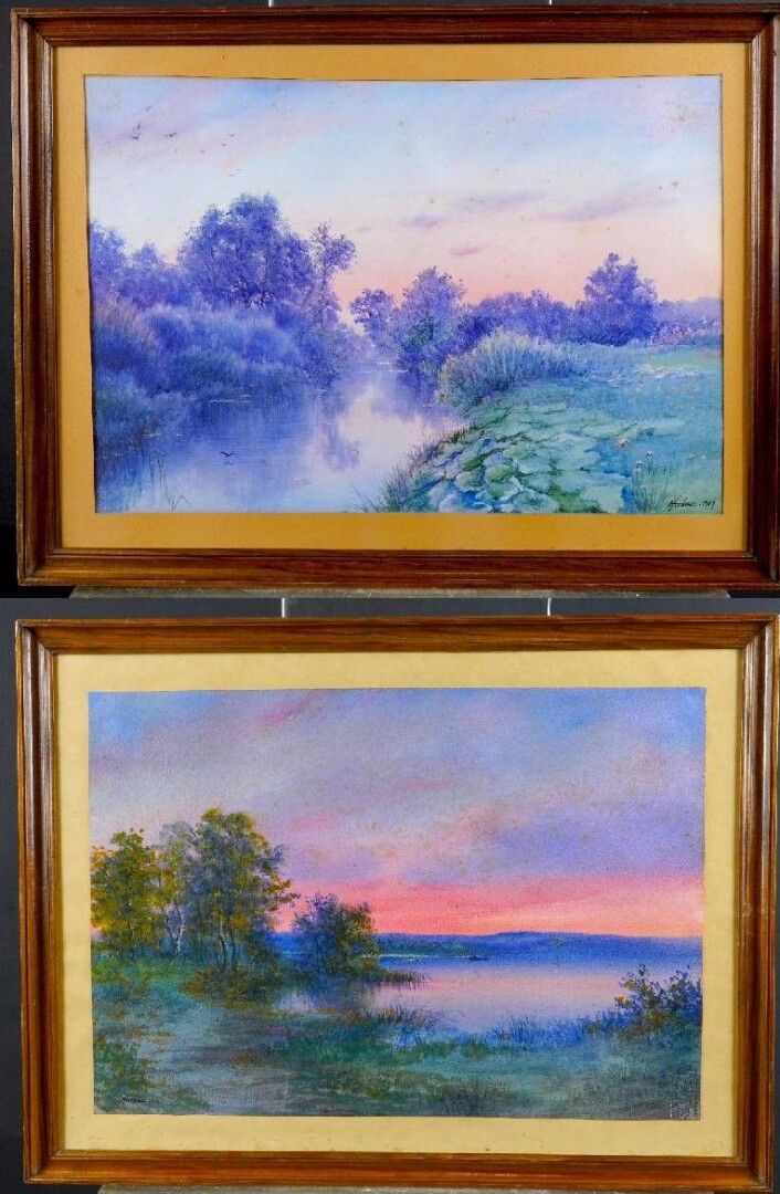 Null Emile GODECHAUX

Deux paysages 

Huiles sur toile 

38 X 56 cm

(Encadré)