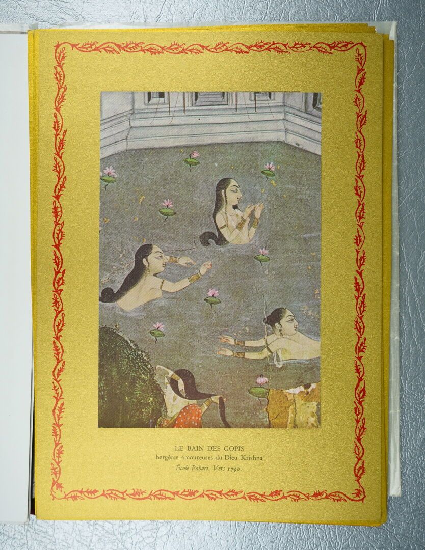 Null [curiosa] Un ensemble de 18 reproductions d'illustrations érotiques indienn&hellip;