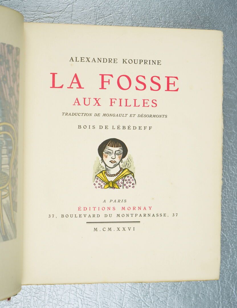 Null KOUPRINE (Alexandre) : La Fosse aux filles. Paris, Éditions Mornay, 1926. U&hellip;